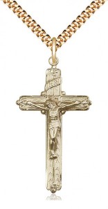 14k Gold Filled Crucifix Pendant [BL4739]