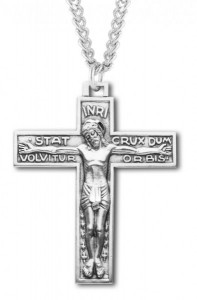 Men's Carthusian Order Necklace, Sterling Silver with Chain Options [HMR0831]