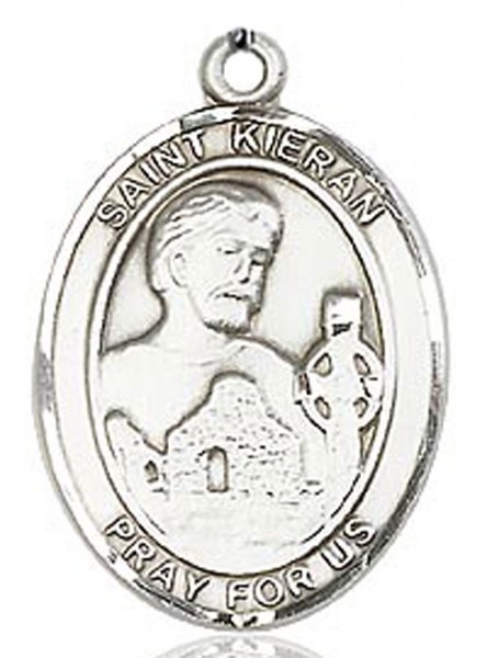 St. Kieran Medal, Sterling Silver, Large - No Chain