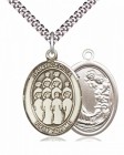 Men's Pewter Oval St. Cecilia Choir Medal