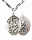 Men's Pewter Oval St. George Air Force Medal