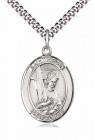 Men's Pewter Oval St. Helen Medal