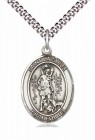 Men's Pewter Oval St. Lazarus Medal