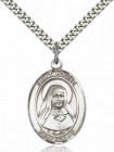 Men's Pewter Oval St. Louise De Marillac Medal