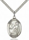 Men's Pewter Oval St. Luke the Apostle Medal