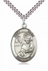 Men's Pewter Oval St. Mark the Evangelist Medal