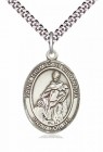 Men's Pewter Oval St. Pius X Medal