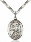 Men's Pewter Oval St. Sarah Medal