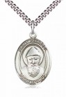 Men's Pewter Oval St. Sharbel Medal