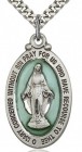 Miraculous Medal, Sterling Silver