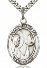 Our Lady Star of the Sea Medal, Sterling Silver, Large