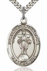 Our Lady of All Nations Medal, Sterling Silver, Large