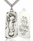 Our Lady of Mental Peace Medal, Sterling Silver