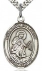 Our Lady of Mercy Medal, Sterling Silver, Large