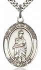 Our Lady of Victory Medal, Sterling Silver, Large