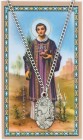 Oval St. Stephen Medal and Prayer Card Set