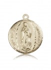 Our Lady of Guadalupe Medal, 14 Karat Gold