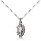 Miraculous Medal, Sterling Silver