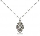 St. Christopher Medal, Sterling Silver