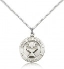 Body of Christ Medal, Sterling Silver