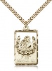 Communion First Reconciliation Medal, Gold Filled