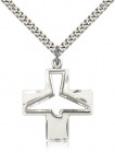 Holy Spirit Medal, Sterling Silver