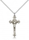 Crucifix Pendant, Sterling Silver