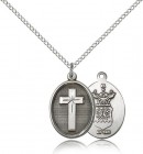 Air Force Cross Pendant, Sterling Silver