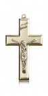 Crucifix Pendant, 14 Karat Gold