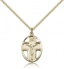 Crucifix Pendant, Gold Filled