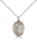 St. Aaron Medal, Sterling Silver, Medium