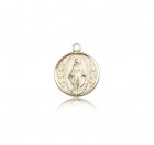 Miraculous Medal, 14 Karat Gold