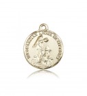 Guardian Angel Medal, 14 Karat Gold