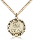 Scapular Medal, Gold Filled