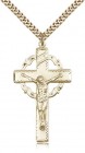 Crucifix Pendant, Gold Filled