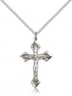 Crucifix Pendant, Sterling Silver