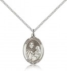 St. Margaret Mary Alacoque Medal, Sterling Silver, Medium