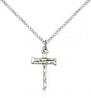 Nail Cross Pendant, Sterling Silver