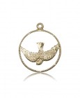 Holy Spirit Medal, 14 Karat Gold