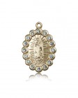 Our Lady of Guadalupe Medal, 14 Karat Gold