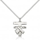 Franciscan Cross Pendant, Sterling Silver