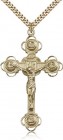 Crucifix Pendant, Gold Filled