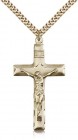 Crucifix Pendant, Gold Filled