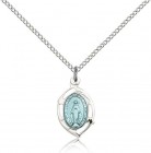 Miraculous Medal, Sterling Silver