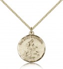 Good Shepherd Medal, Gold Filled