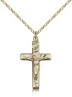 Crucifix Pendant, Gold Filled