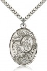 Miraculous Medal, Sterling Silver