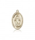 Miraculous Medal, 14 Karat Gold