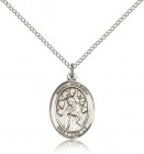 St. Felicity Medal, Sterling Silver, Medium