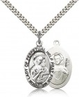 Our Lady of Perpetual Help Medal, Sterling Silver